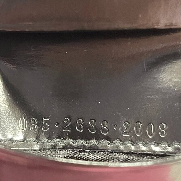 Gucci Patent Leather Compact Bifold Wallet - Black - Preowned - Picture 11 of 11